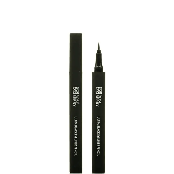 Rose Berry Controllable Ultra Black Eyeliner Pencil - 1g