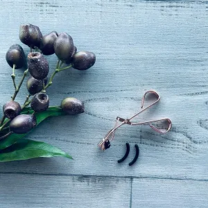 Rose Gold Eyelash Curler with Comb
