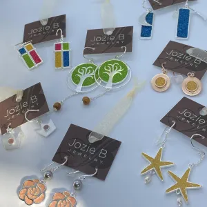 Sand Textured Earrings
