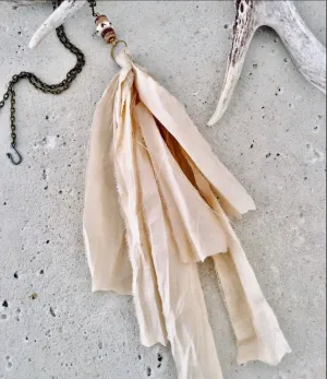 Sari Tassel Necklace