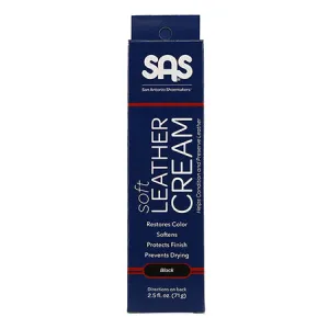 SAS LEATHER CREAM 1 5 OZ BLACK