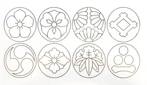 Sashiko Stencil - # 31 Ka-Mon (Japanese Crests)