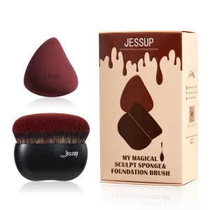 Sculpt Sponge with Foundation Brush