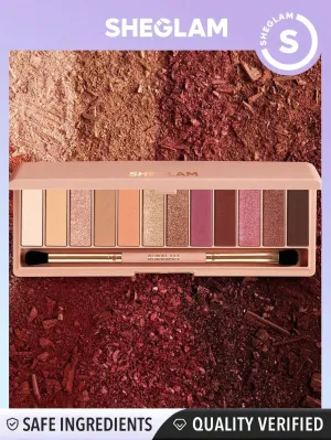 SHEGLAM Berry Palette 12-Color Matte Eyeshadow Palette Satin Metallic Pearlescent High Pigment Soft Smooth Eyeshadow Eye Makeup Cosmetics Black Friday Party Eyeshadow