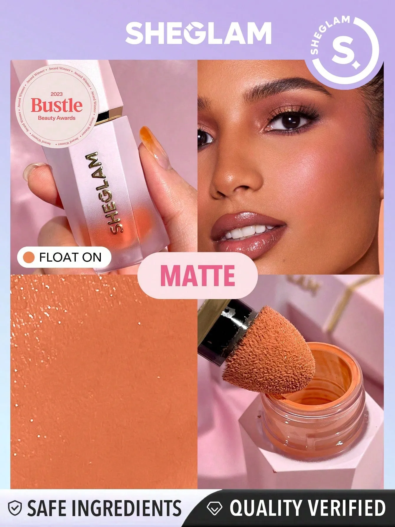 SHEGLAM Color Bloom Liquid Blush Matte Finish-Love Cake 