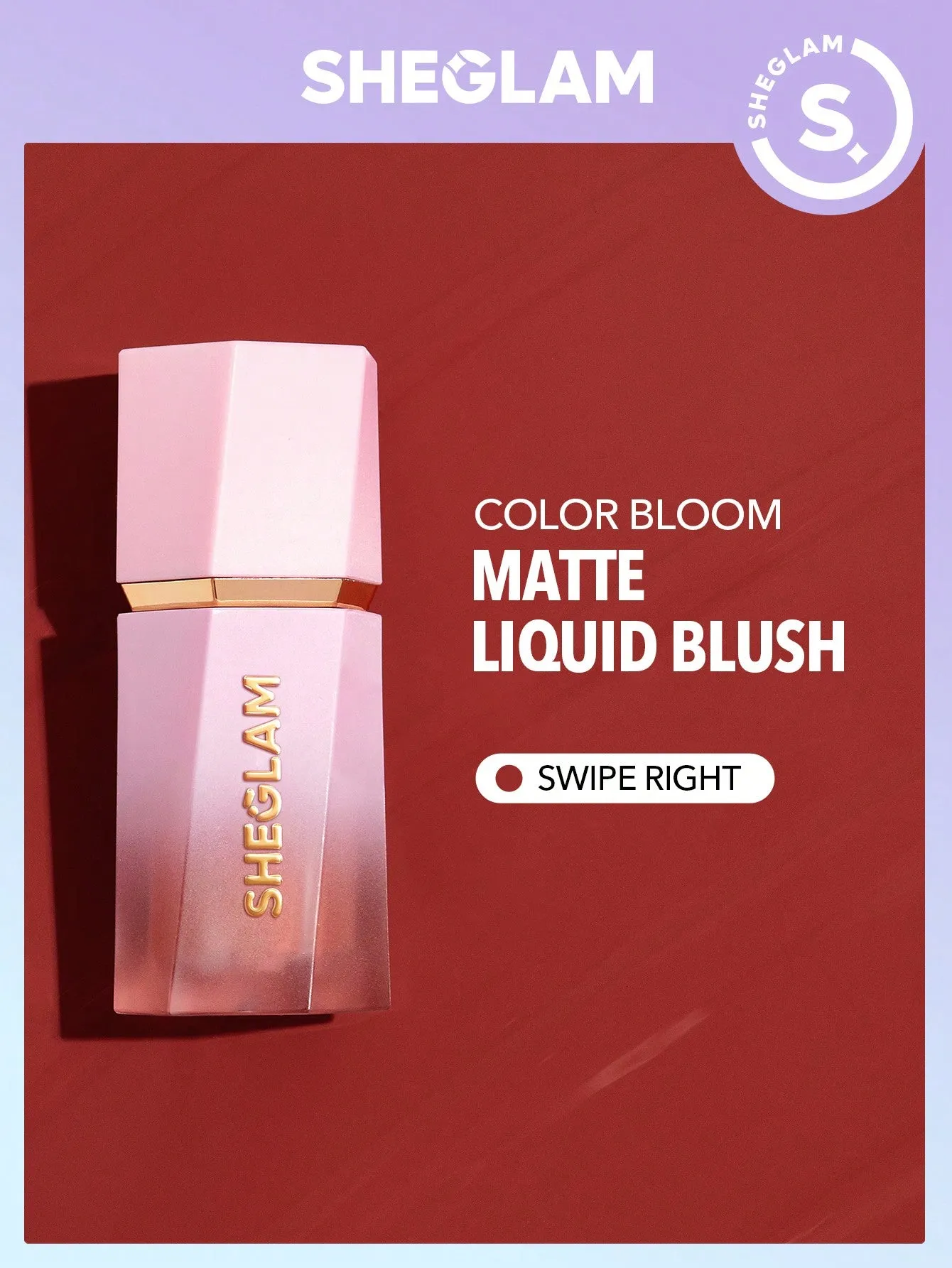 SHEGLAM Color Bloom Liquid Blush Matte Finish-Love Cake 