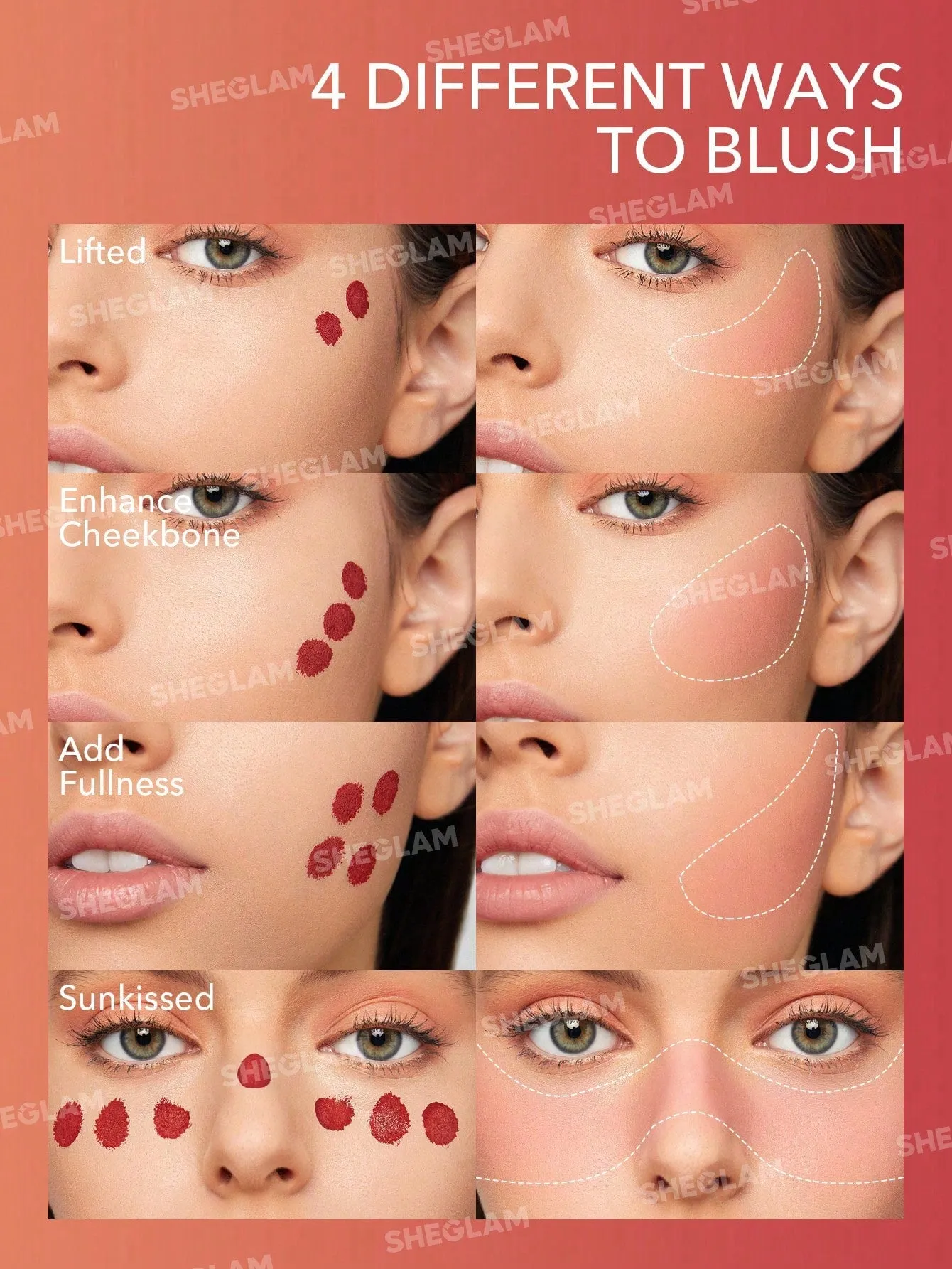 SHEGLAM Color Bloom Liquid Blush Matte Finish-Love Cake 