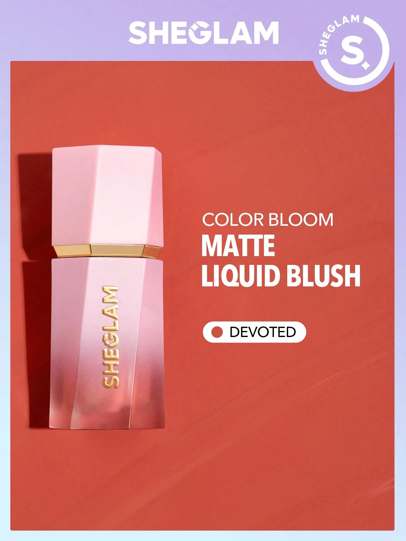 SHEGLAM Color Bloom Liquid Blush Matte Finish-Love Cake 