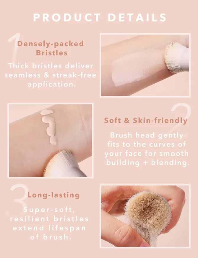 Sheglam Skinfinite Foundation Brush | شيكلام فرشاة كريم الاساس فاونديشن
