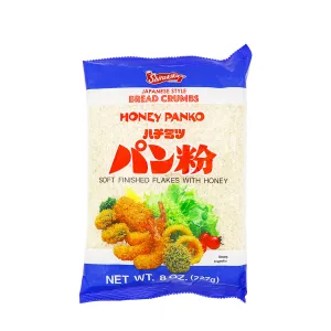 Shirakiku Japanese Bread Crumbs Honey Panko 8oz