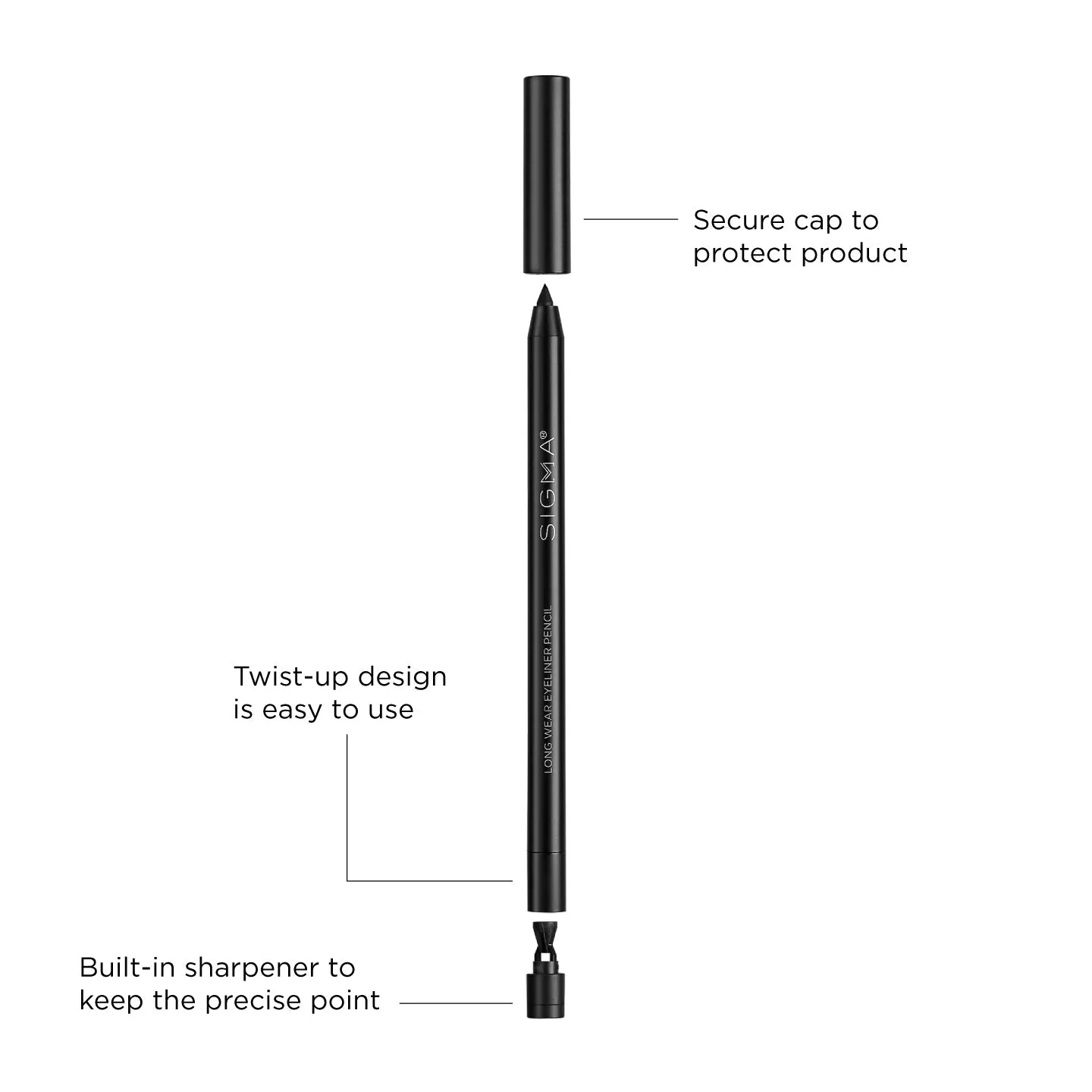 Sigma Beauty Long Wear Eyeliner Pencil