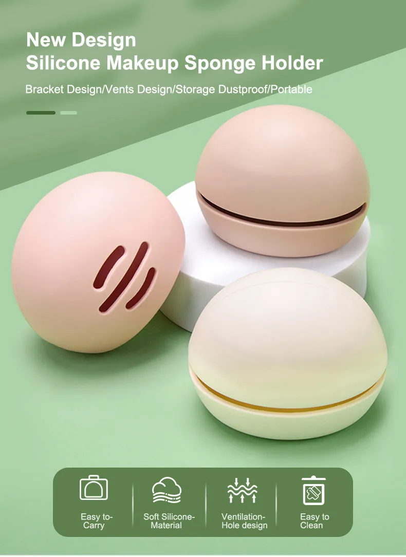 Silicone Make Up Beauty Blender Case