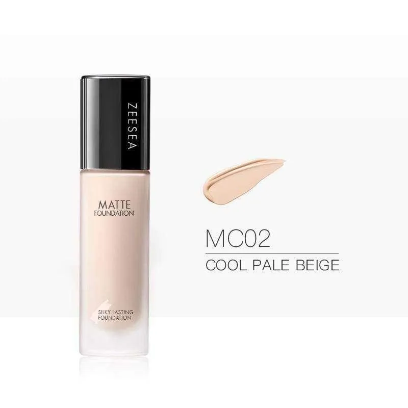 Silky Lasting Liquid Foundation-Matte & Blemish Concealing
