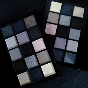 Smoked 15 Color Matte Pearlescent Eye Shadow Plate