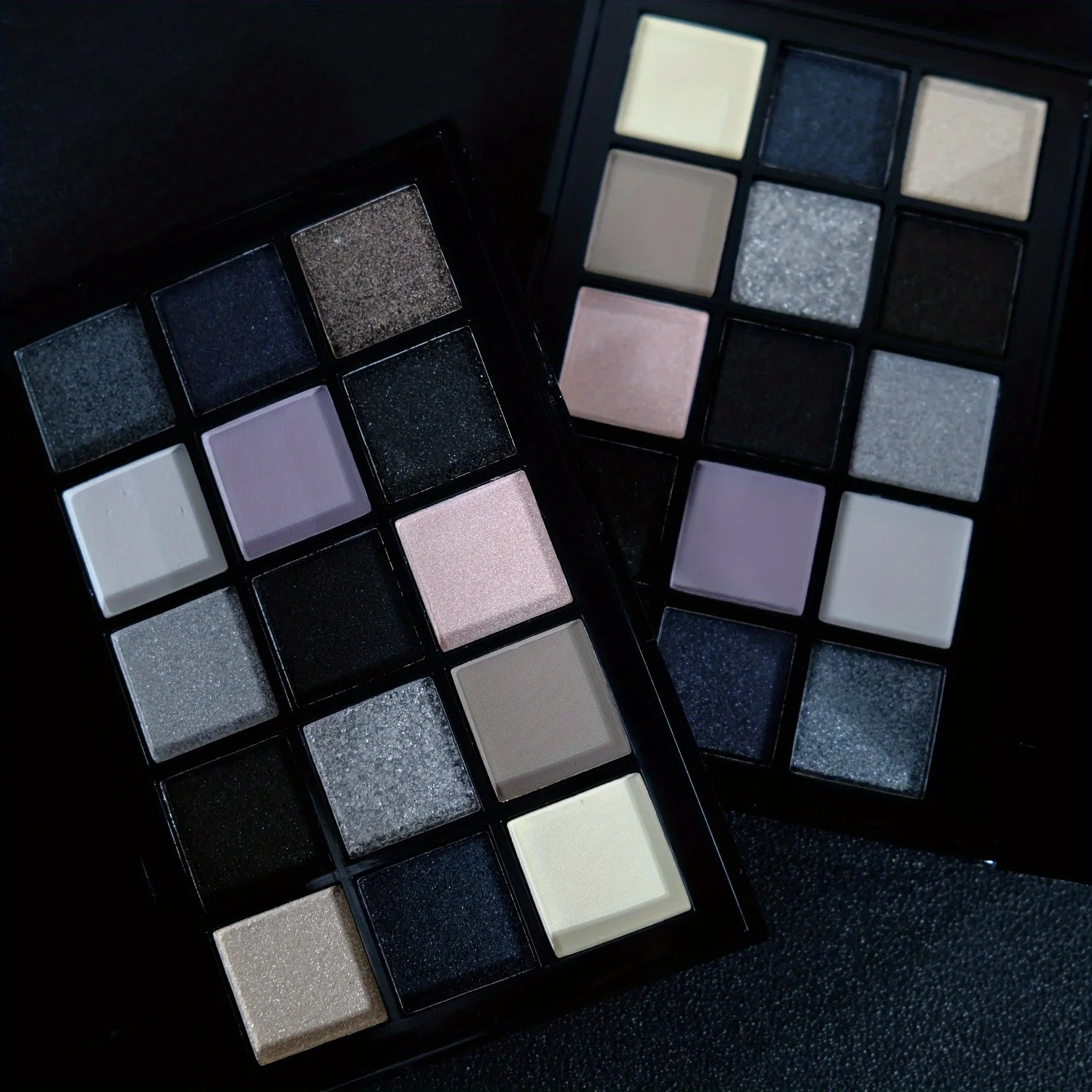 Smoked 15 Color Matte Pearlescent Eye Shadow Plate