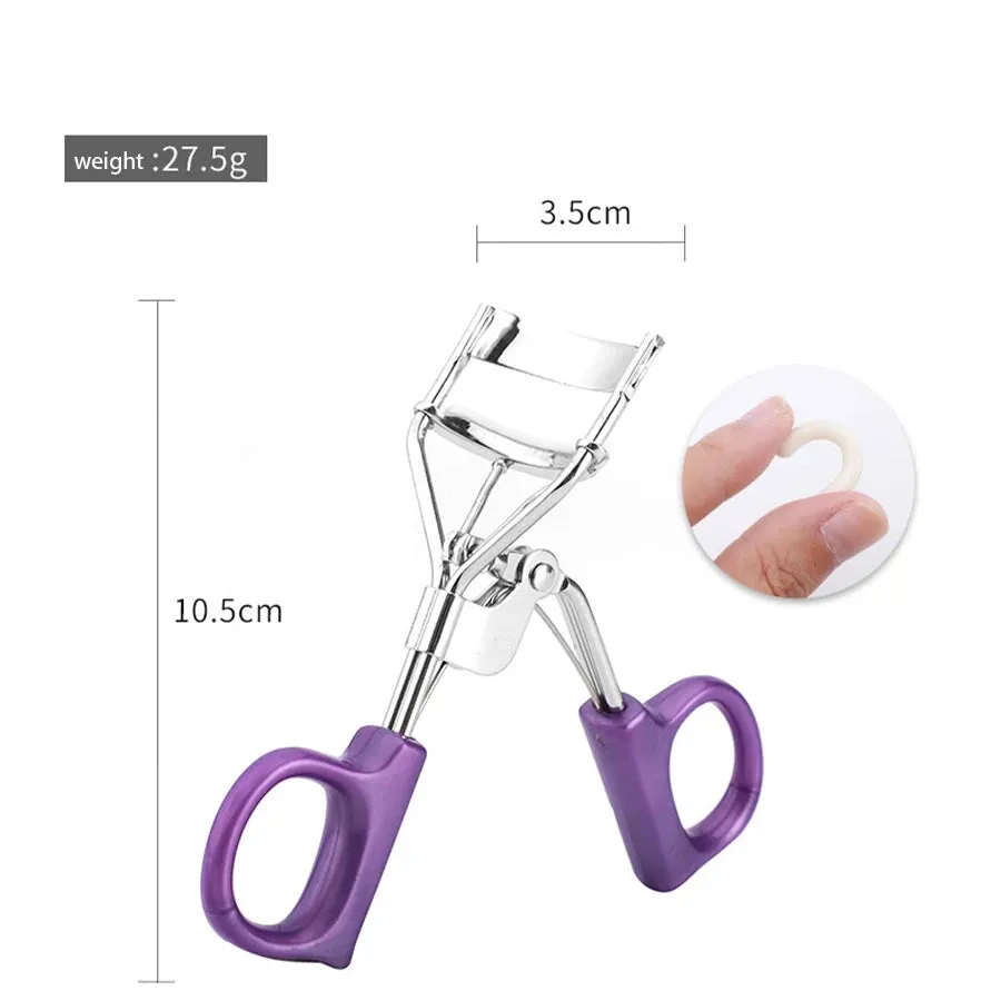 Stainless Steel Eyelash Curler Instant Ourling One Time Shaping Local Sun Steamed Rolls Curler Portable Eyelash Curler