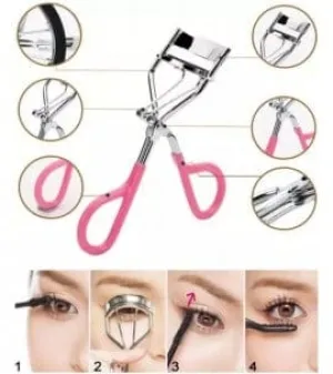 Stainless Steel Handle Eyelashes Curling Clip