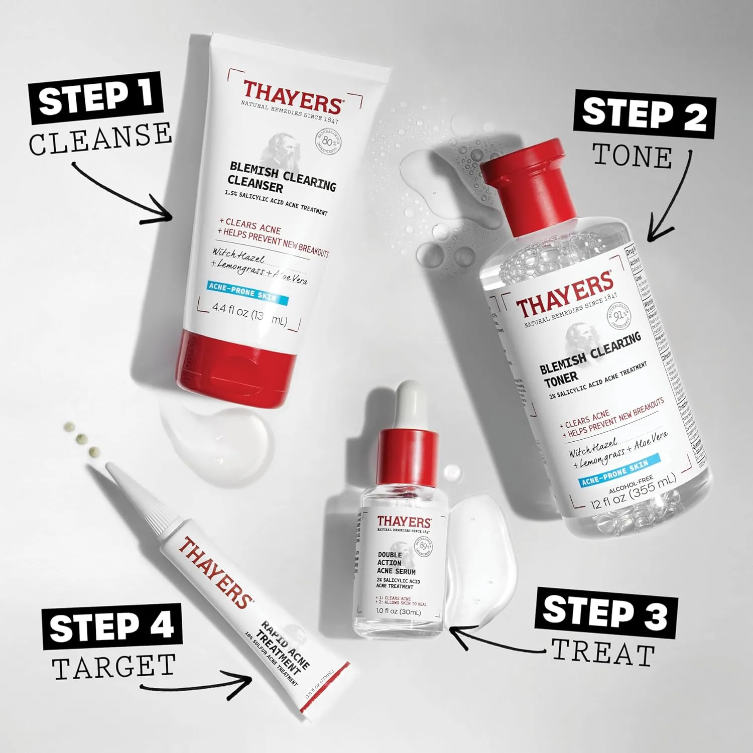 Thayers - Blemish Clearing Face Cleanser with 1.5% Salicylic Acid - 132ml