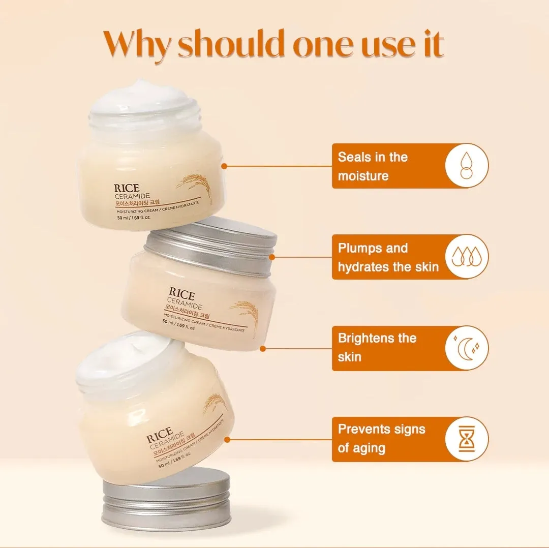 [THE FACE SHOP] Rice & Ceramide Moisturizing Cream