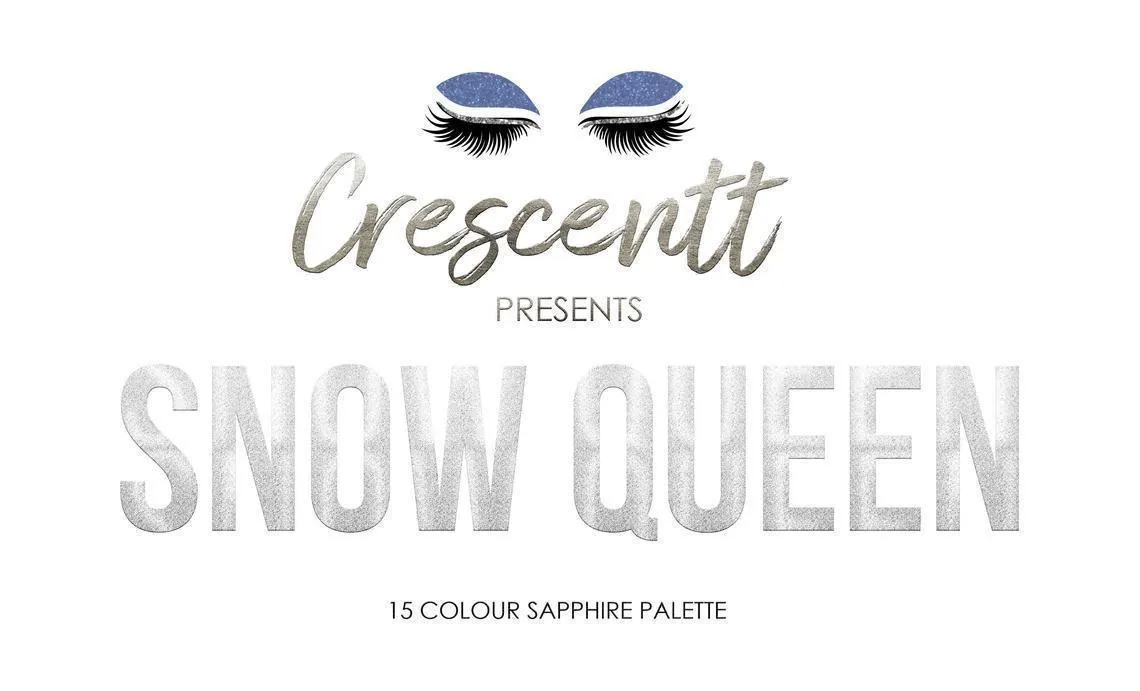 The Snow Queen Eyeshadow Palette - 15 Colors