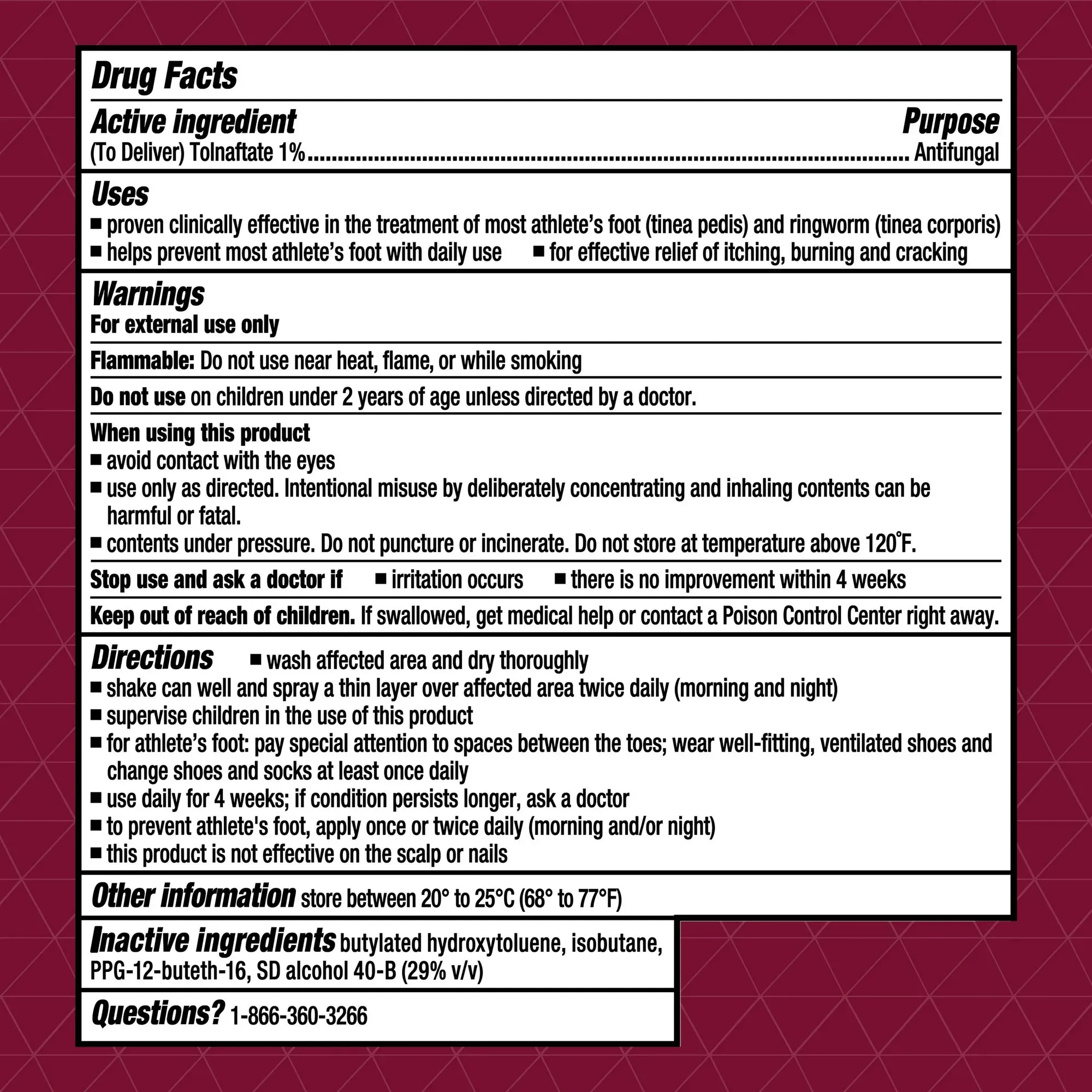 Tinactin - Antifungal Liquid Spray, 5.3 oz Can