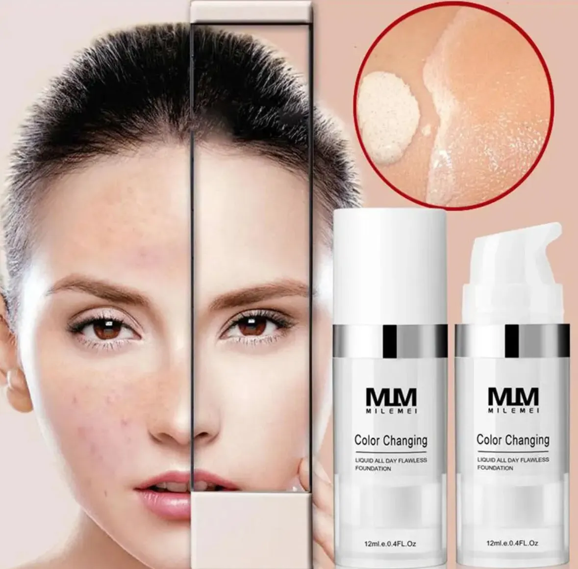 TLM Color Changing Foundation