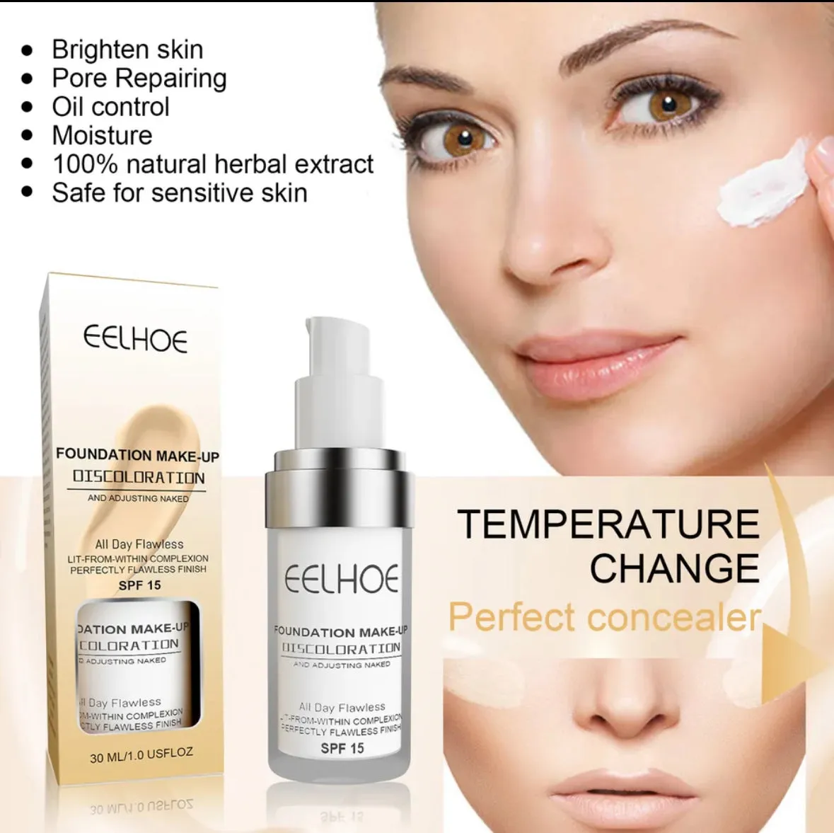 TLM Color Changing Foundation
