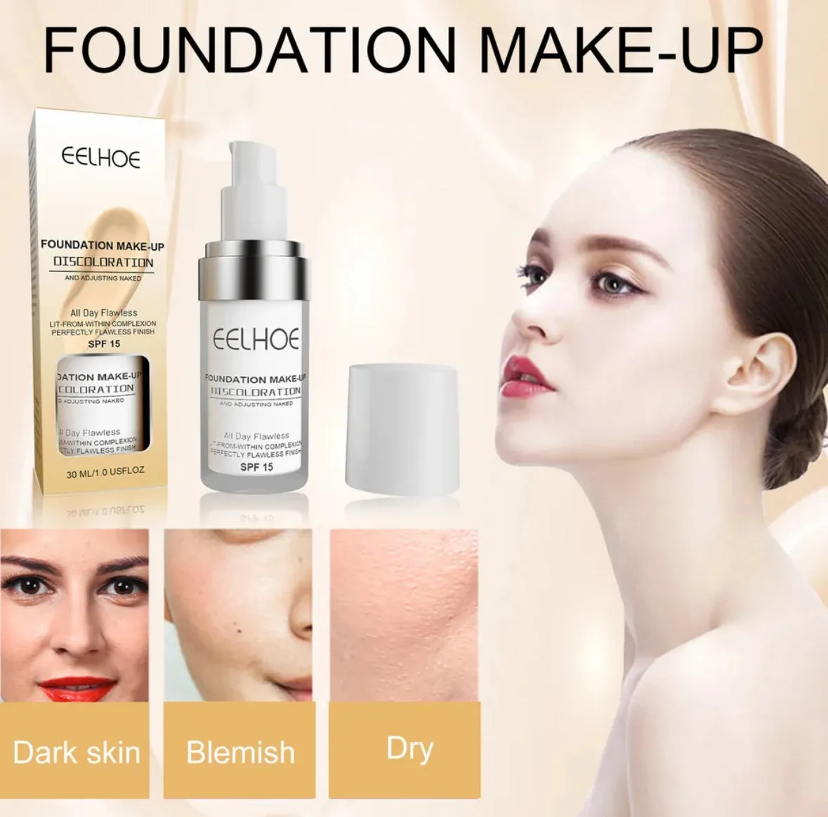 TLM Color Changing Foundation