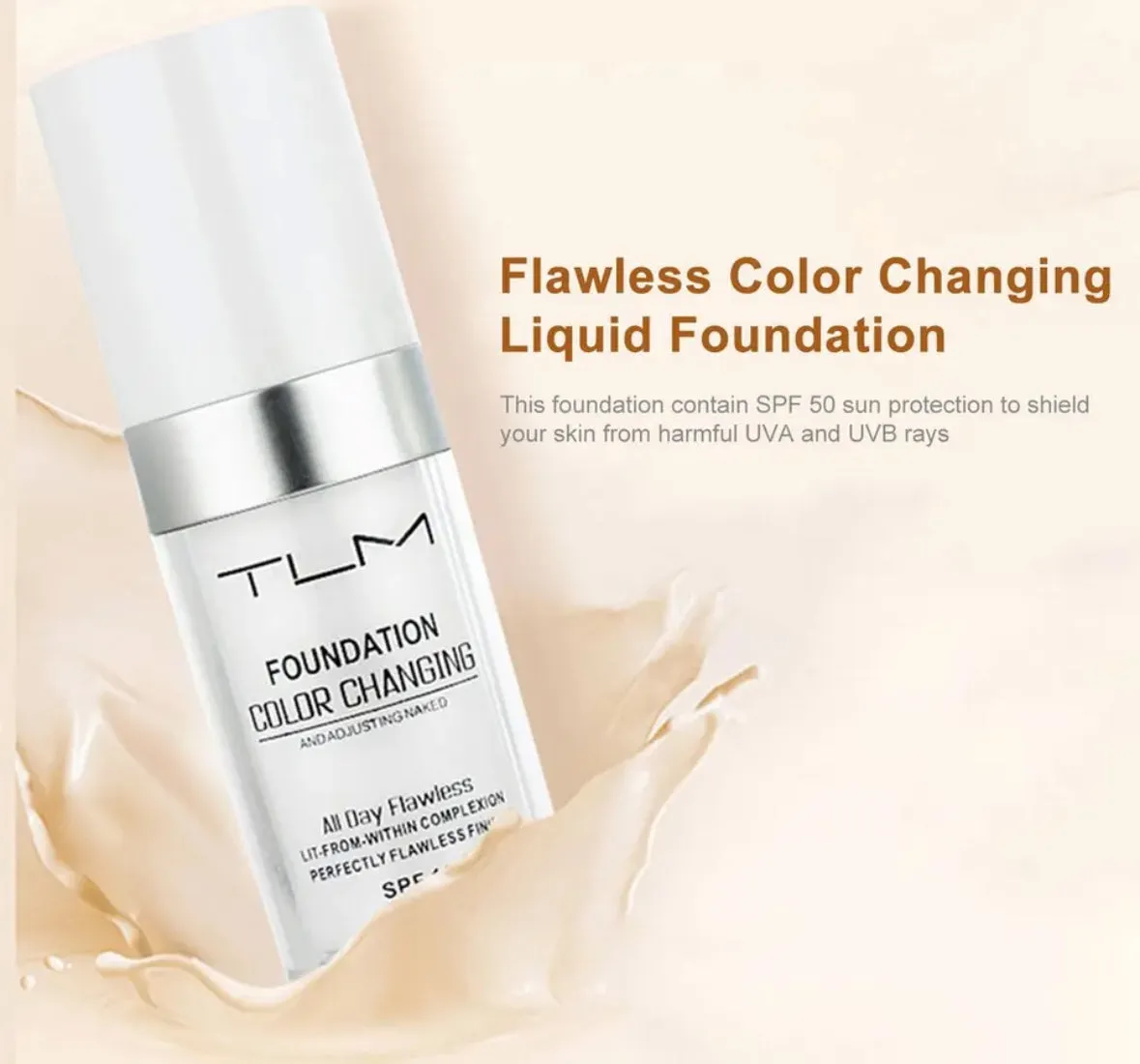 TLM Color Changing Foundation