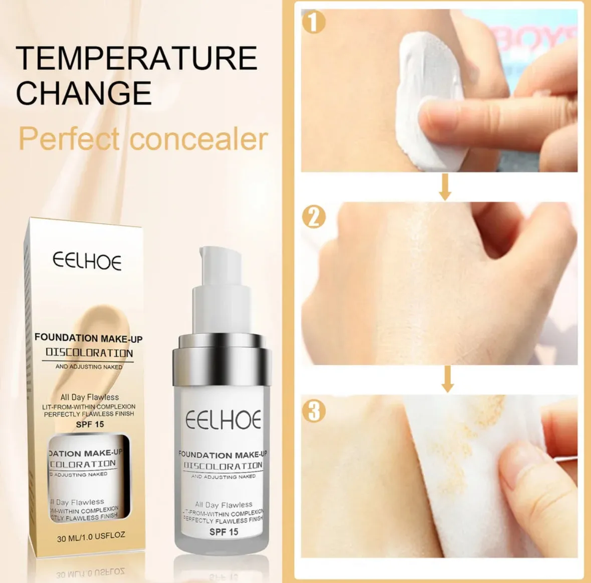 TLM Color Changing Foundation