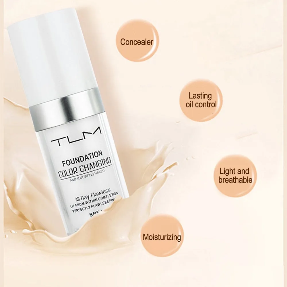 TLM Long-Lasting Natural Color-Changing Liquid Foundation
