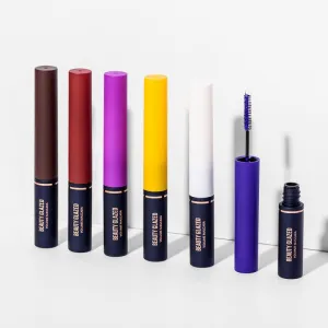 Traci K BEAUTY GLAZED 3D Mascara Lengthening Black Lash Eyelash Extension Eye Lashes Brush Beauty Makeup Long-wearing Colorful  Mascara