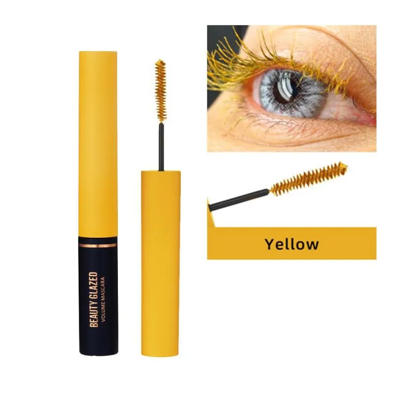 Traci K BEAUTY GLAZED 3D Mascara Lengthening Black Lash Eyelash Extension Eye Lashes Brush Beauty Makeup Long-wearing Colorful  Mascara
