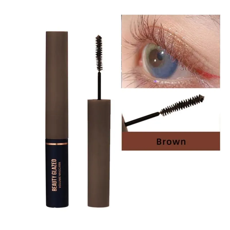 Traci K BEAUTY GLAZED 3D Mascara Lengthening Black Lash Eyelash Extension Eye Lashes Brush Beauty Makeup Long-wearing Colorful  Mascara