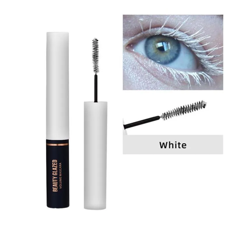 Traci K BEAUTY GLAZED 3D Mascara Lengthening Black Lash Eyelash Extension Eye Lashes Brush Beauty Makeup Long-wearing Colorful  Mascara