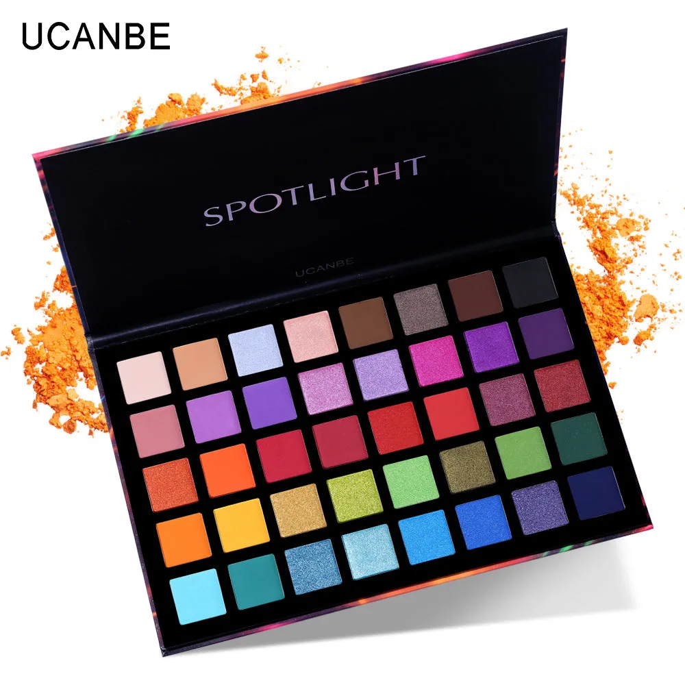 Ucanbe 40 Color Spotlight Shimmering Matte Color Eyeshadow Palette