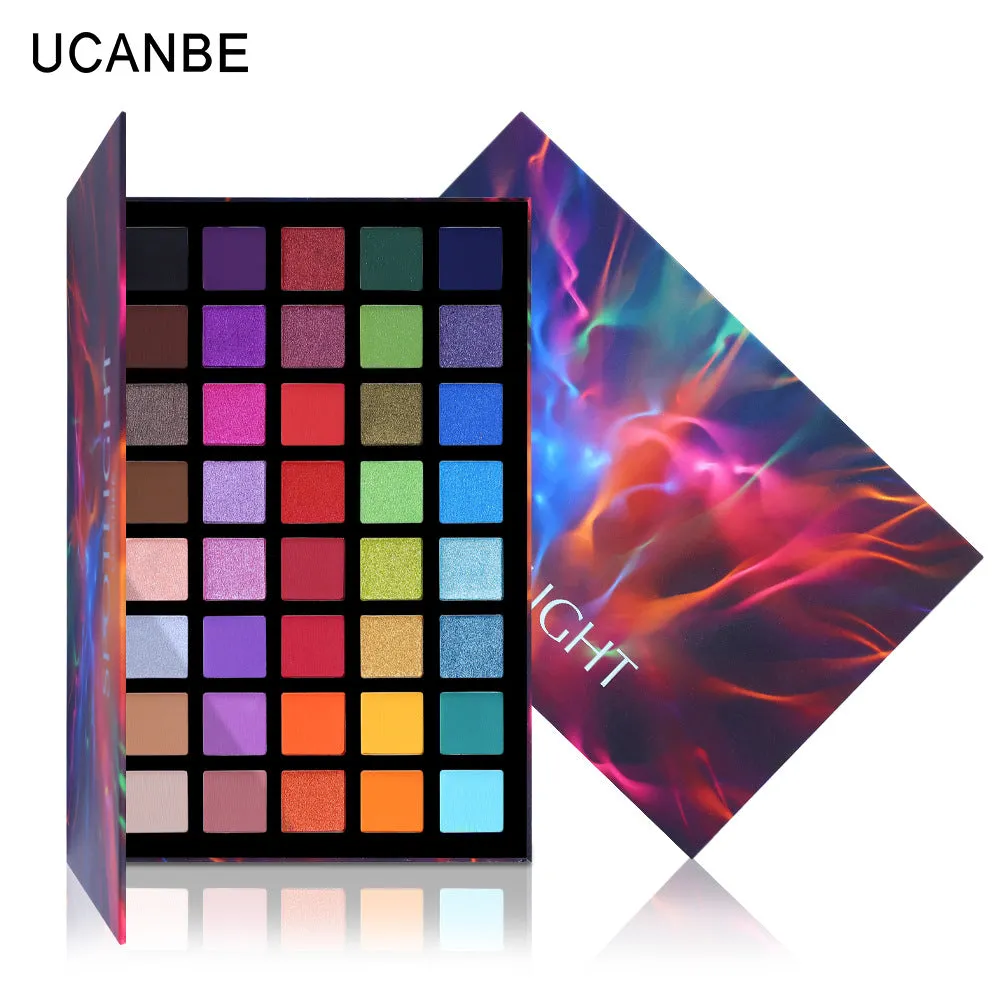 Ucanbe 40 Color Spotlight Shimmering Matte Color Eyeshadow Palette