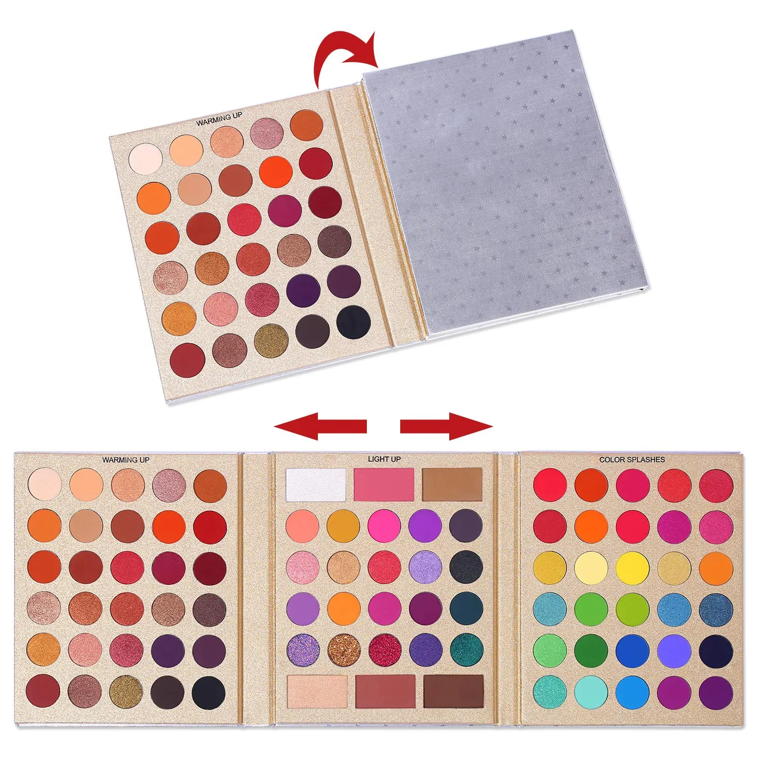 UCANBE Pretty All Set Eyeshadow Palette 86 Colors Makeup Kit