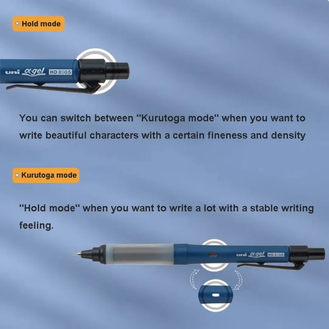 Uni Alpha Gel Switch Mechanical Pencil - 0.5 mm