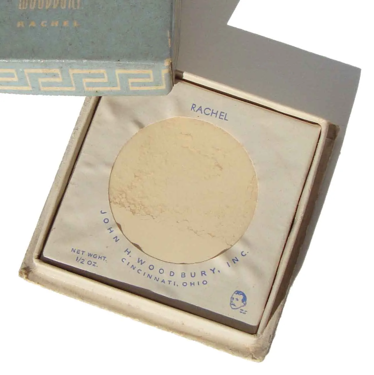 Vintage 40s Makeup John Woodbury Face Powder Cosmetic Deadstock