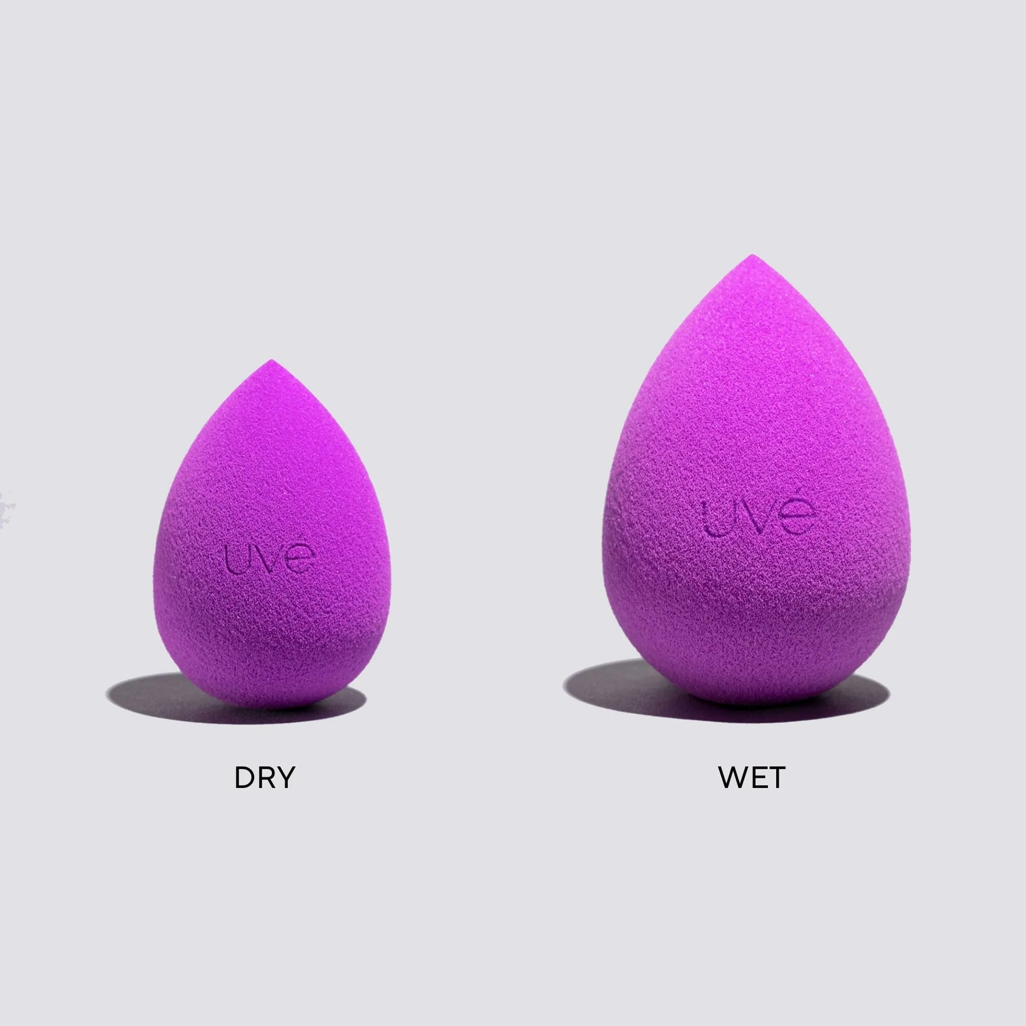 Violet Antimicrobial Makeup Sponge