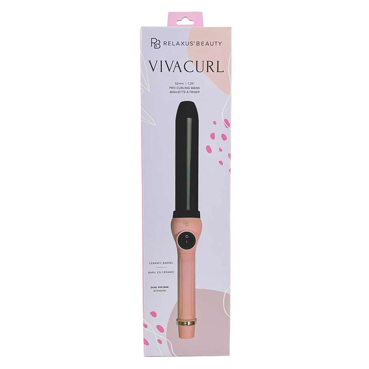 Viva Curl Pro Clipless Curling Wand (32mm Barrel)