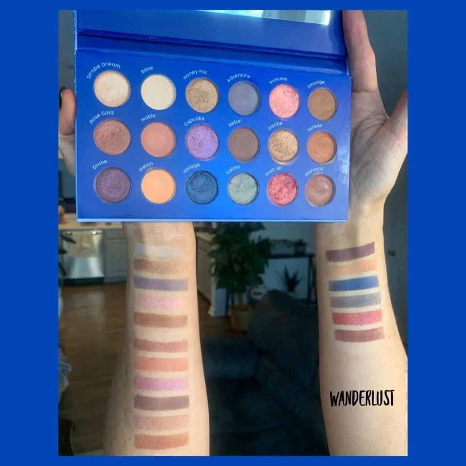 Wanderlust Eyeshadow Palette 18 Shades | Farmasi