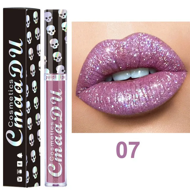 Waterproof Cosmetics Lipstick Hot Fashion Sexy 8 Colors Nude Metallic Matte Velvet Glossy Lip-gloss Lipstick Lip Cream Beauty