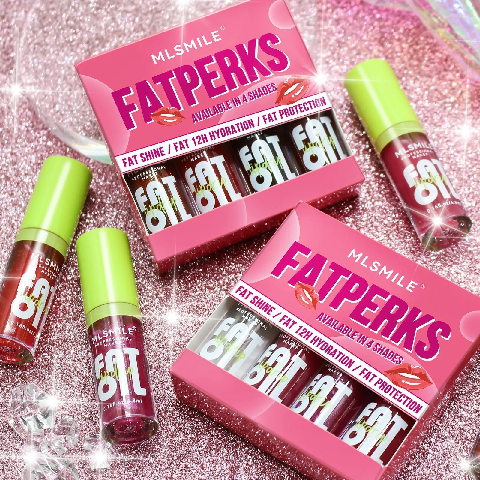 Wholesale 8-color Lip Balm Set Lip Oil Lip Glaze Mirror Lasting Pearlescent Lip Balm
