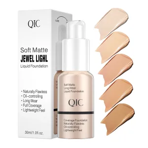 Wholesale Concealer Liquid Foundation Brightening Hydrating Oil Control JDC-LF-QNC001