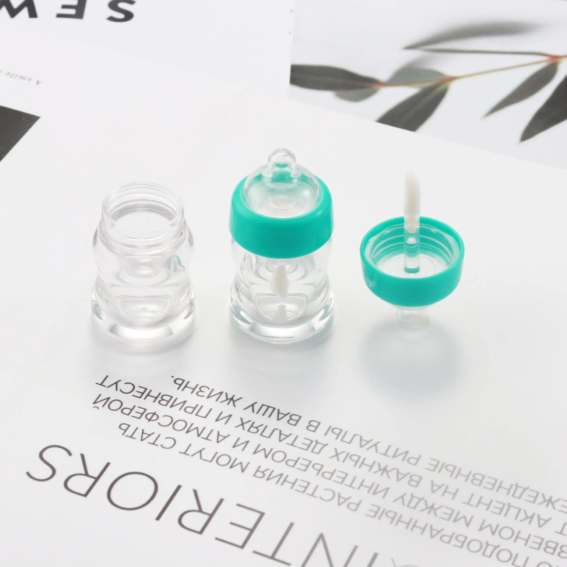 Wholesale Plastic DIY Baby Bottle Lip Gloss Tube