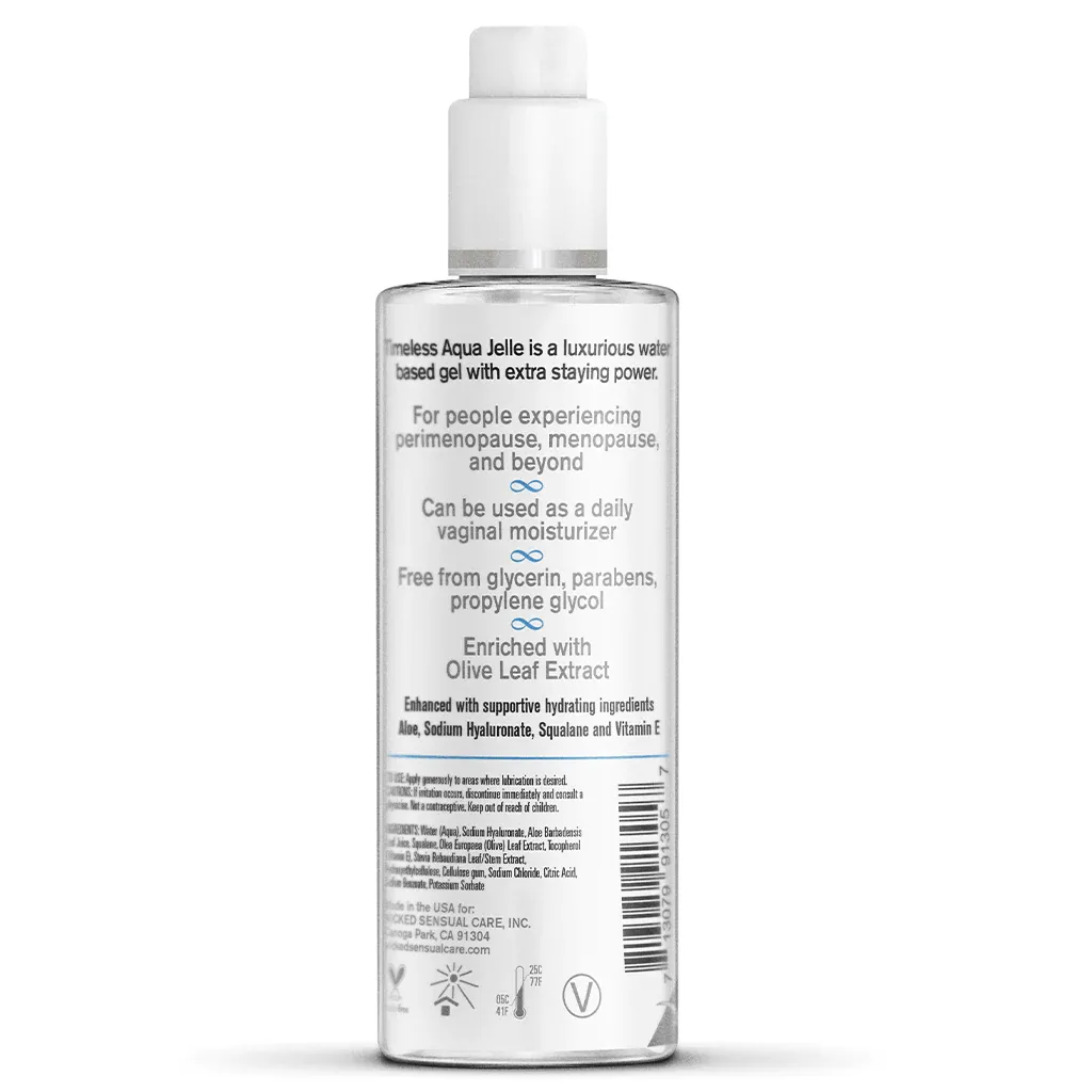 Wicked Simply Timeless Aqua Jelle Lubricant