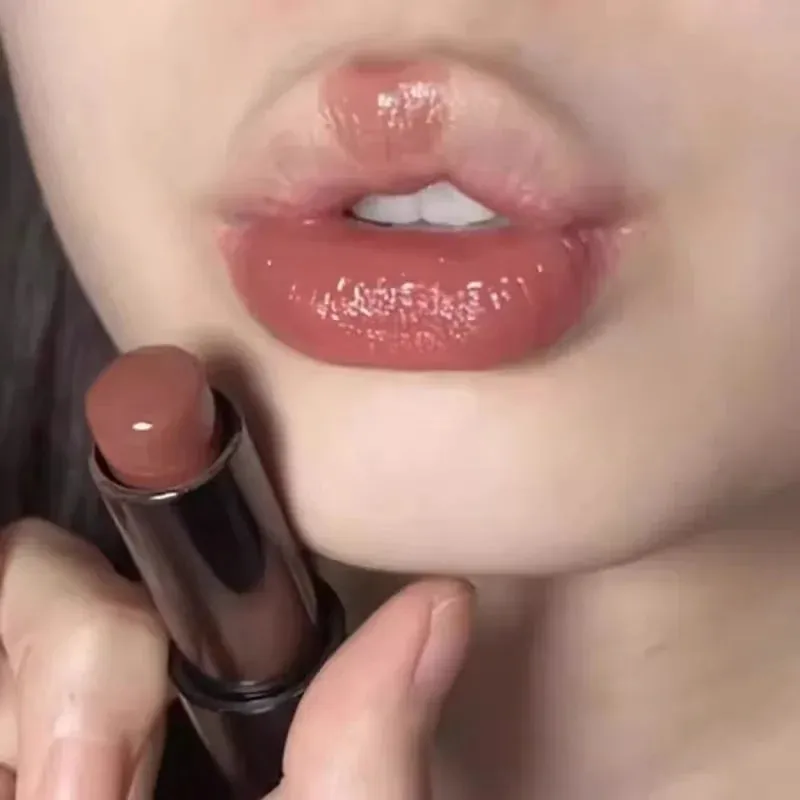 Yeknu 9 Colors Jelly Lipstick Moisturizing Mirror Water Light Solid Lip Gloss Glass Tea Russet Lip Glaze Tint Makeup Cosmetics Beauty