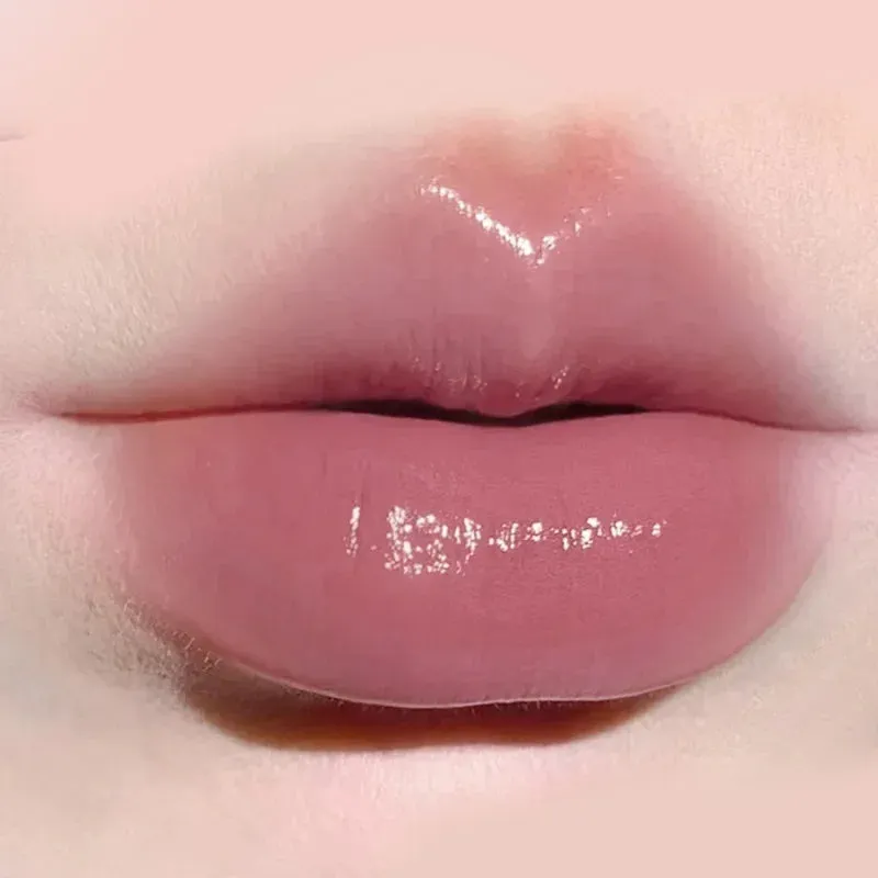 Yeknu 9 Colors Jelly Lipstick Moisturizing Mirror Water Light Solid Lip Gloss Glass Tea Russet Lip Glaze Tint Makeup Cosmetics Beauty